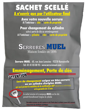 sachet de sécurité