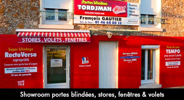 Showroom Portes blindées Tordjman Métal