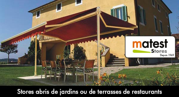 Store jardin terrasse Matest stores